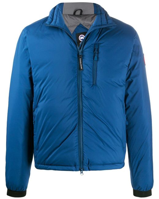 Canada Goose Blue Short Padded Jacket for men
