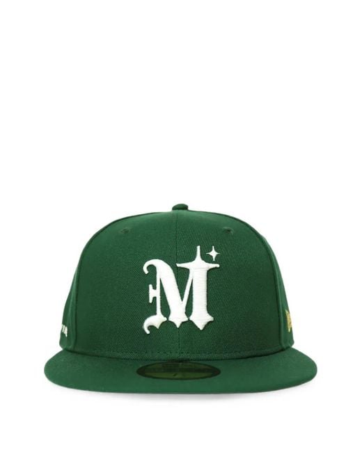 KTZ Green X Mlvince 59Fifty Authentic Logo-Embroidered Cap for men