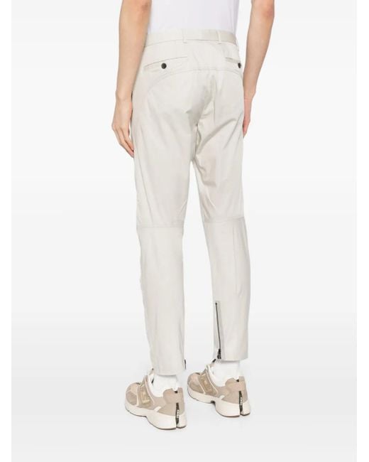 Lanvin Broek Met Toelopende Pijpen in het Natural voor heren
