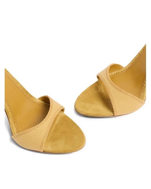 DSquared² Metallic Buckled Heeled Sandals