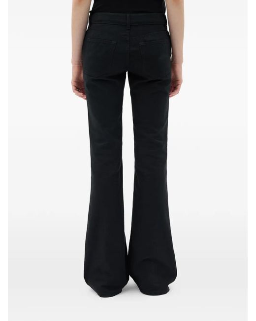 Ann Demeulemeester Black Xyla Slim-Fit Bootcut Jeans