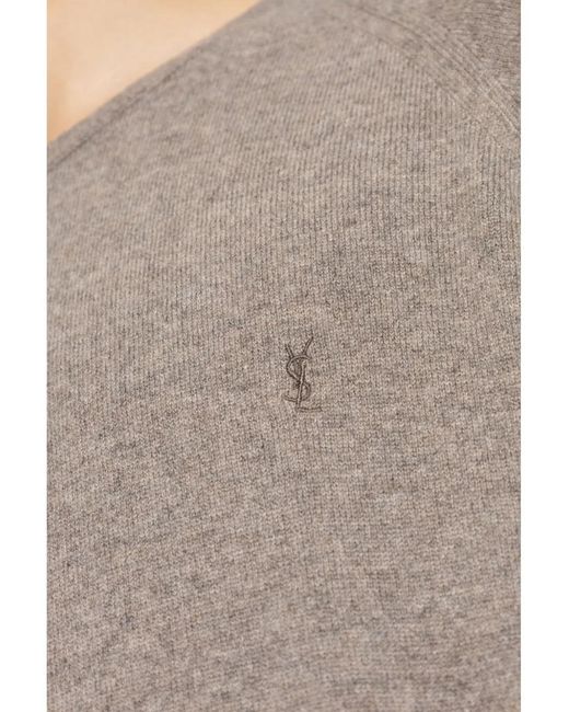 Jersey Cassandre Saint Laurent de hombre de color Gray