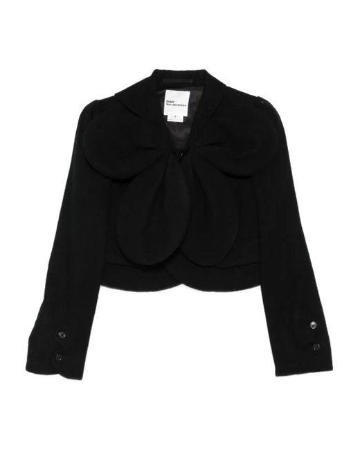 Noir Kei Ninomiya Black Wool Cropped Jacket