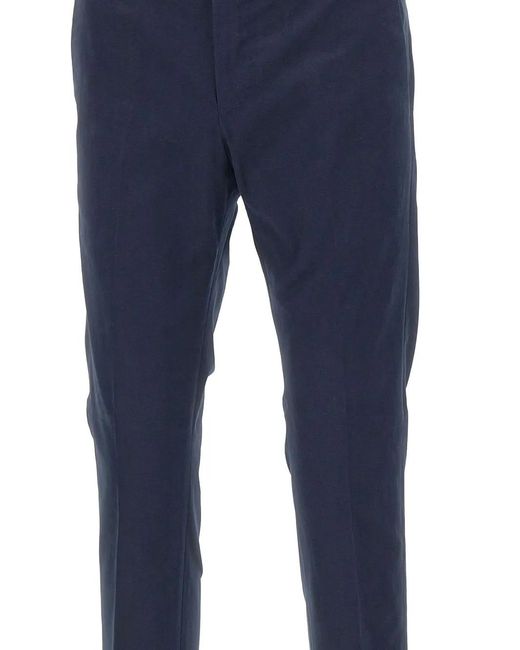 PT Torino Blue Dieci Trousers for men