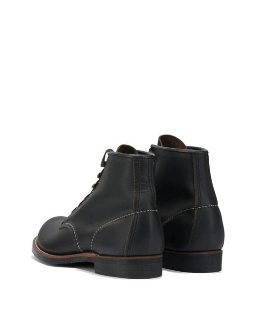 Red Wing Blacksmith Lace-Up Stitch-Detail Boots for men