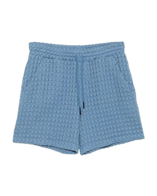 Oas Blue Coronet Porto Waffle Short for men