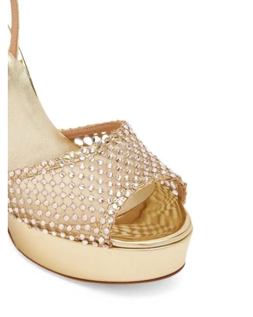 Le Silla Metallic Gilda Platform Sandals