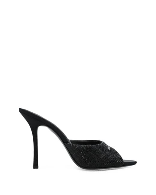 Alexander Wang Black Cher Crystal-Embellished Sandals