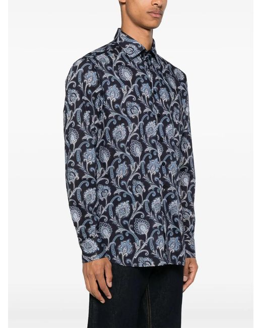 Etro Blue Shirts for men
