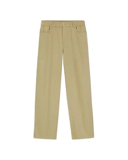 HUGO White Elasticated-Waist Five-Pocket Trousers