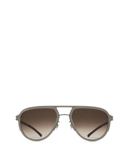 Mykita Green X Rimowa Heritage Pilot-Frame Sunglasses