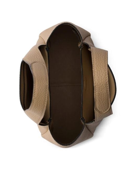 Prada Natural Mini Leather Handbag