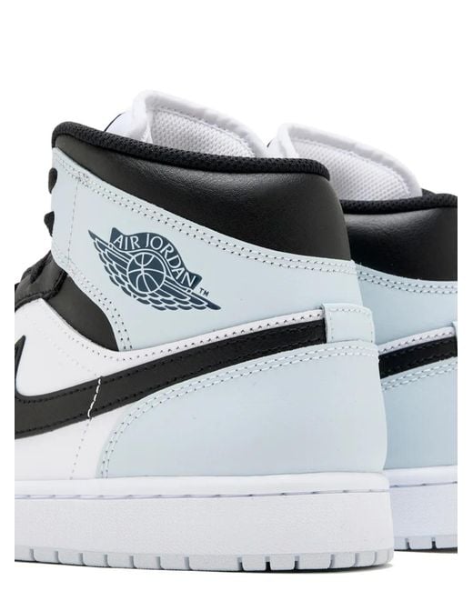 Nike White Air Jordan 1 Mid Sneakers for men