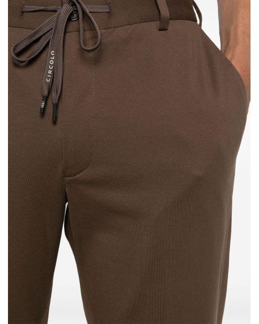 Circolo 1901 Brown Drawstring-fastening Trousers for men