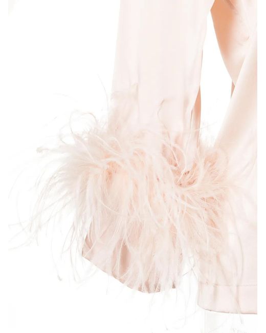 Gilda & Pearl Pink Camille Silk Pajama