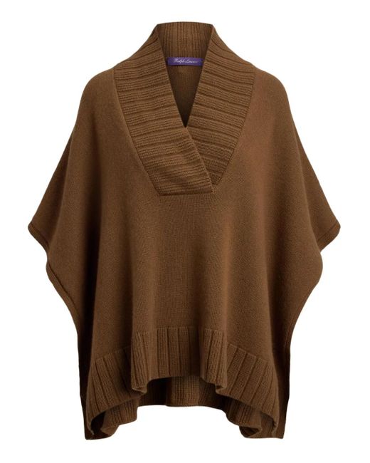 Ralph Lauren Vネック トップ Brown