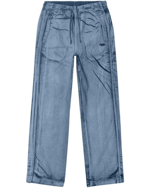 DIESEL Blue Straight D-martians Track Jeans
