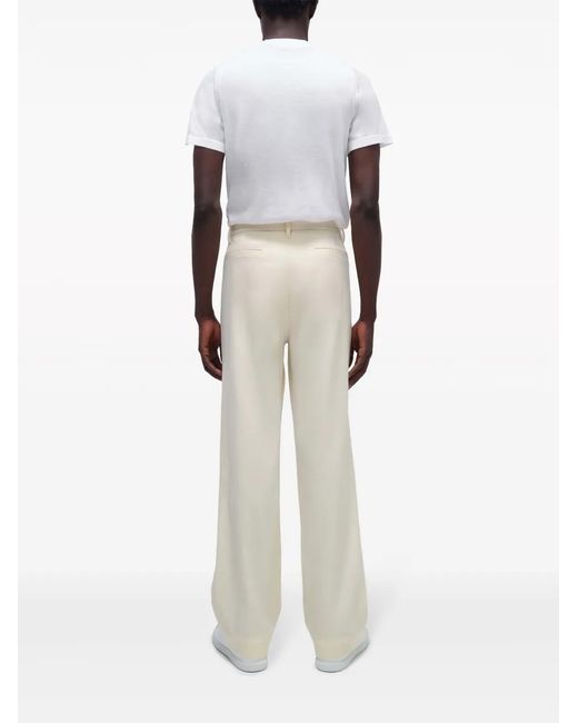 Jonathan Simkhai White Kane Wool-Blend Track Pants for men