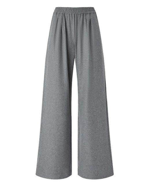 Pinko Gray Elasticated-Waist Trousers
