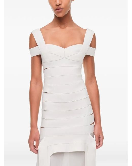 Jonathan Simkhai White Callaway Knit Maxi Dress