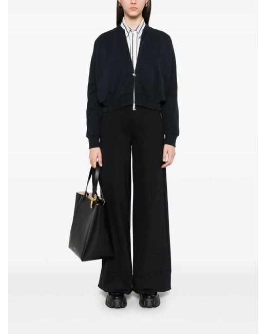Moncler Black Cotton Bomber Jacket