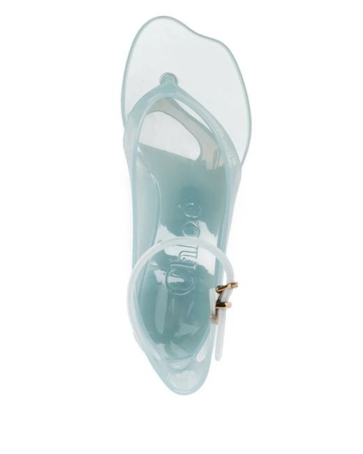 Chloé Blue Jelly Sandals