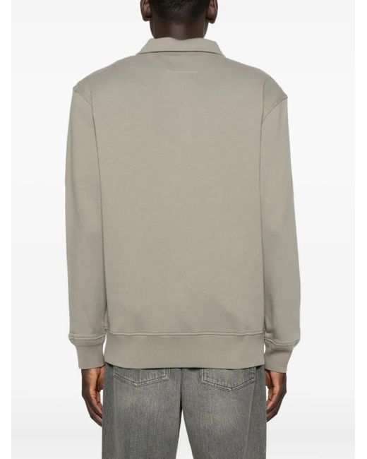 メンズ C P Company ジップアップ スウェットシャツ Gray