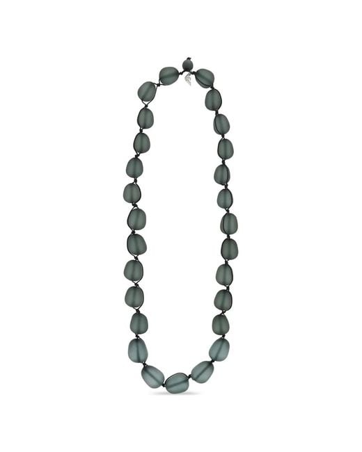 Emporio Armani White Beaded Necklace