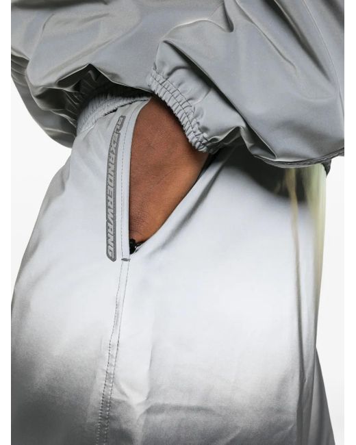 Alexander Wang Gray Reflective Track Pants