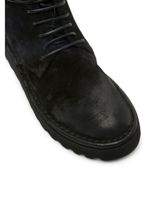 Marsèll Black Nubuck Ankle Boots