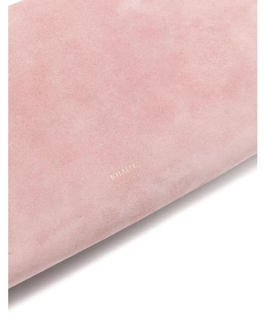 Khaite Pink "Audrey" Clutch