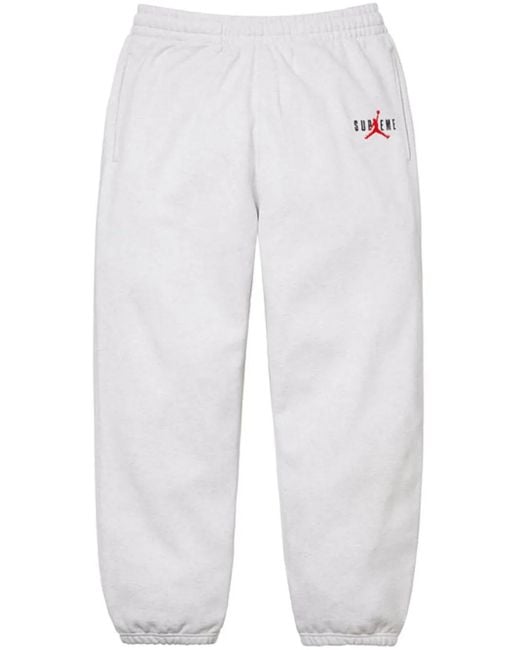 Supreme X Jordan Trainingsbroek in het White voor heren