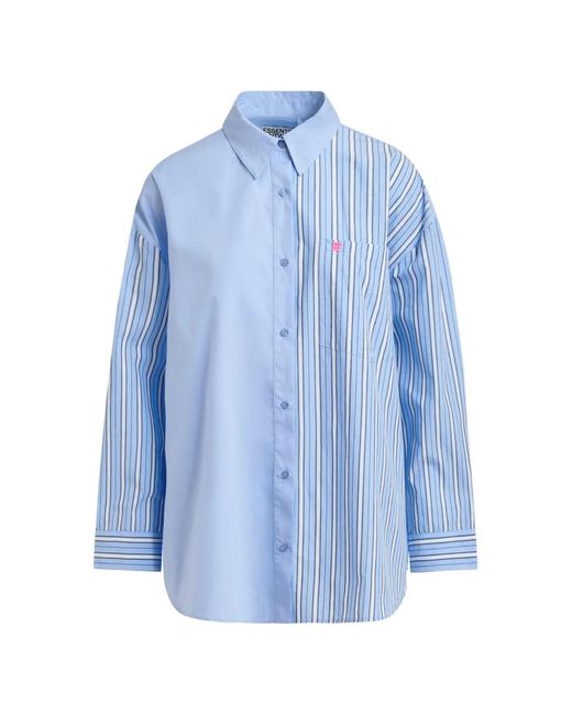 Essentiel Antwerp Blue Jolivia Striped Shirt