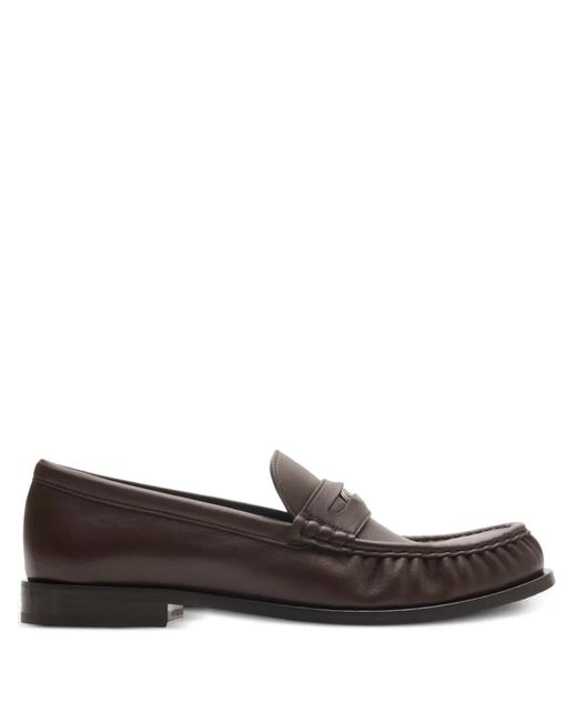 Burberry Brown Cadet Leather Loafers for men
