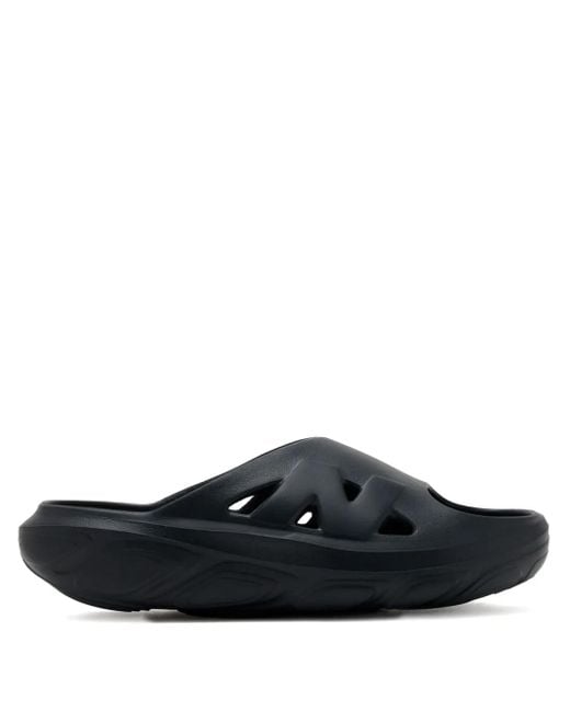New Balance Black Fresh Foam Rcvry Slides