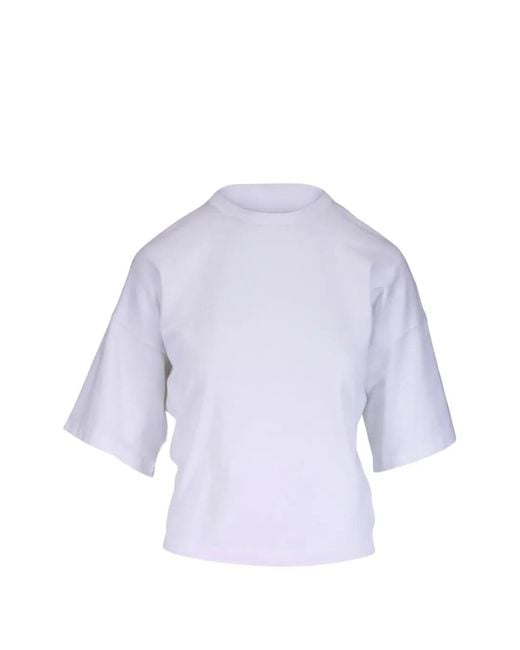 Michael Kors Purple Shaun Stretch Viscose T-Shirt