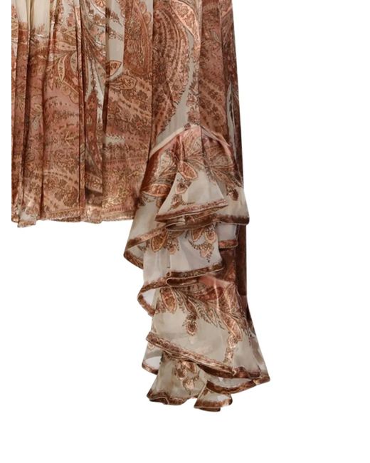 Zimmermann Brown Hypnotic Blouse