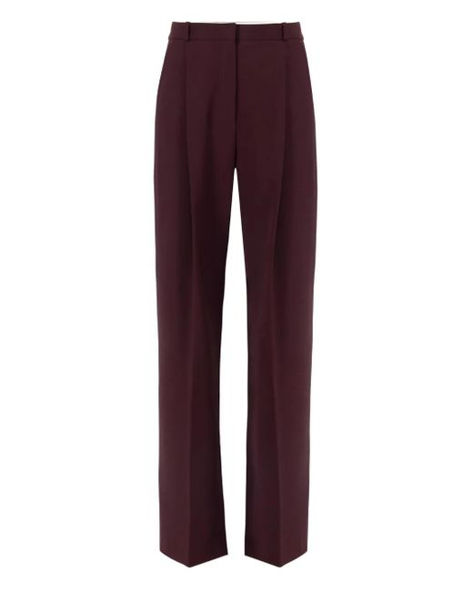 Pantalones de vestir de talle alto Elisabetta Franchi de color Purple