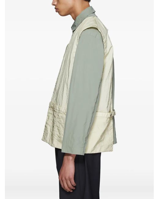 Jil Sander Natural Seoul Belted Back-Detail Vest for men