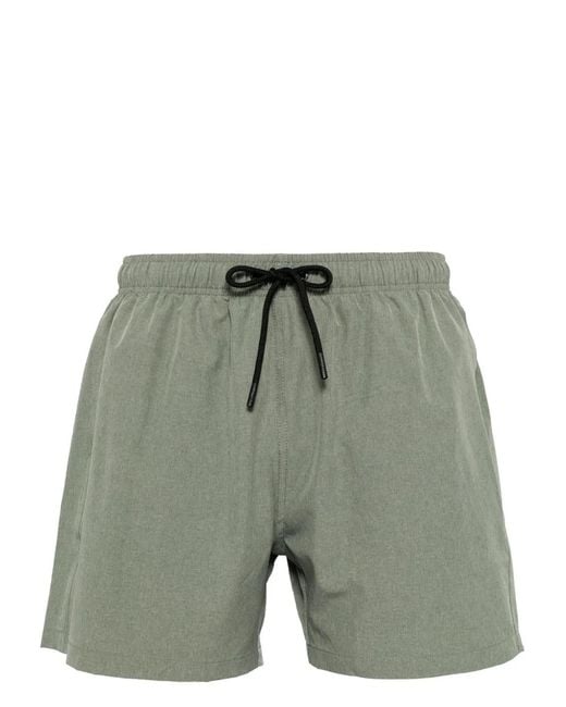 Boardies Green Drawstring-Waist Swim Shorts for men