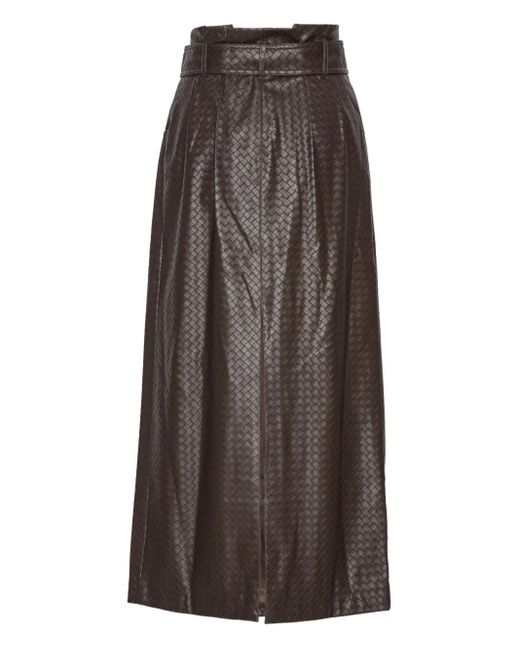 Gonna Midi Con Cintura di ROTATE BIRGER CHRISTENSEN in Brown