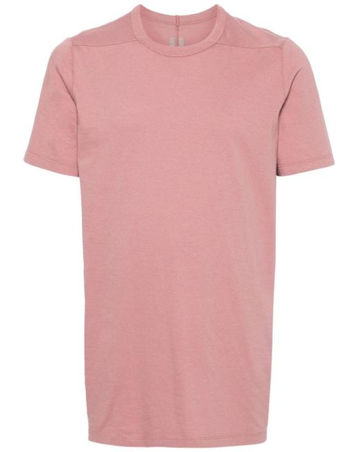 T-shirt con inserti di Rick Owens in Pink da Uomo