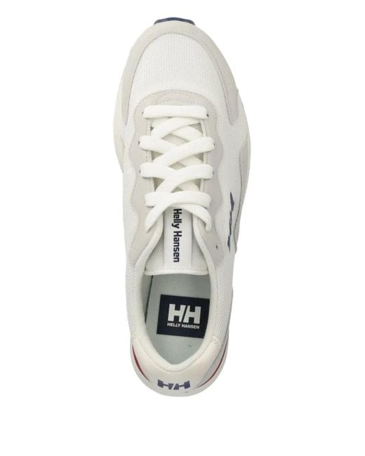 Helly Hansen White Furrow Panelled Sneakers for men