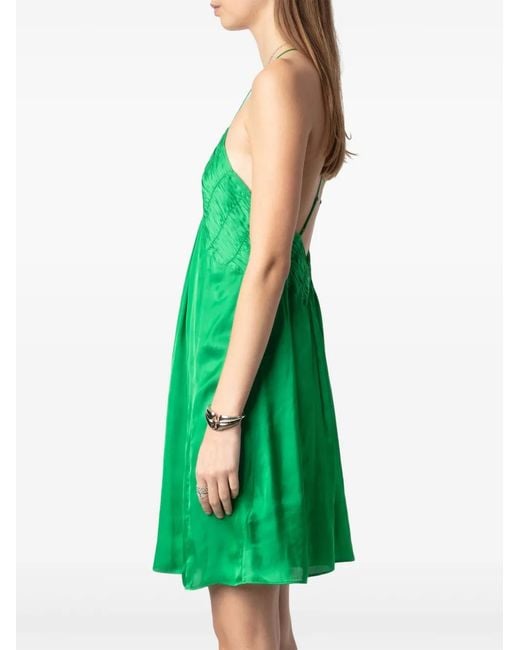 Zadig & Voltaire Green Rayonna Dress