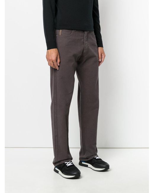 Lyst Armani Jeans Bootcut Jeans in Gray for Men