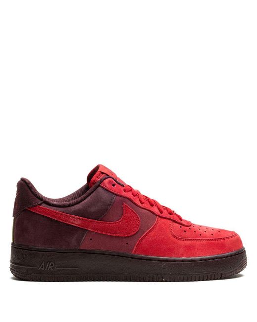 Nike Red Air Force 1 Low "layers Of Love" Sneakers for men