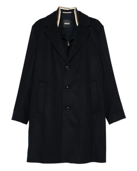 Boss Black Jared Single-Breasted Coat for men