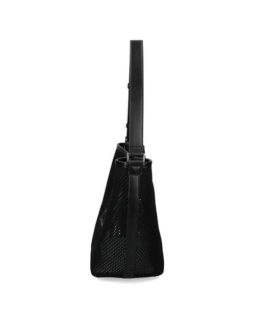 Calvin Klein Black Logo Shoulder Bag