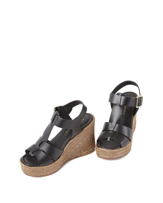 Paloma Barceló Metallic 100Mm Alison Wedge Sandals