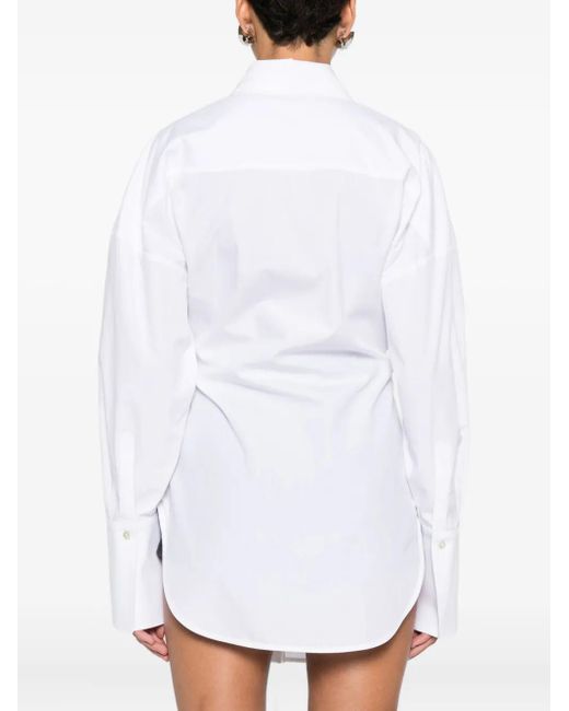 Blumarine White Cotton Shirt